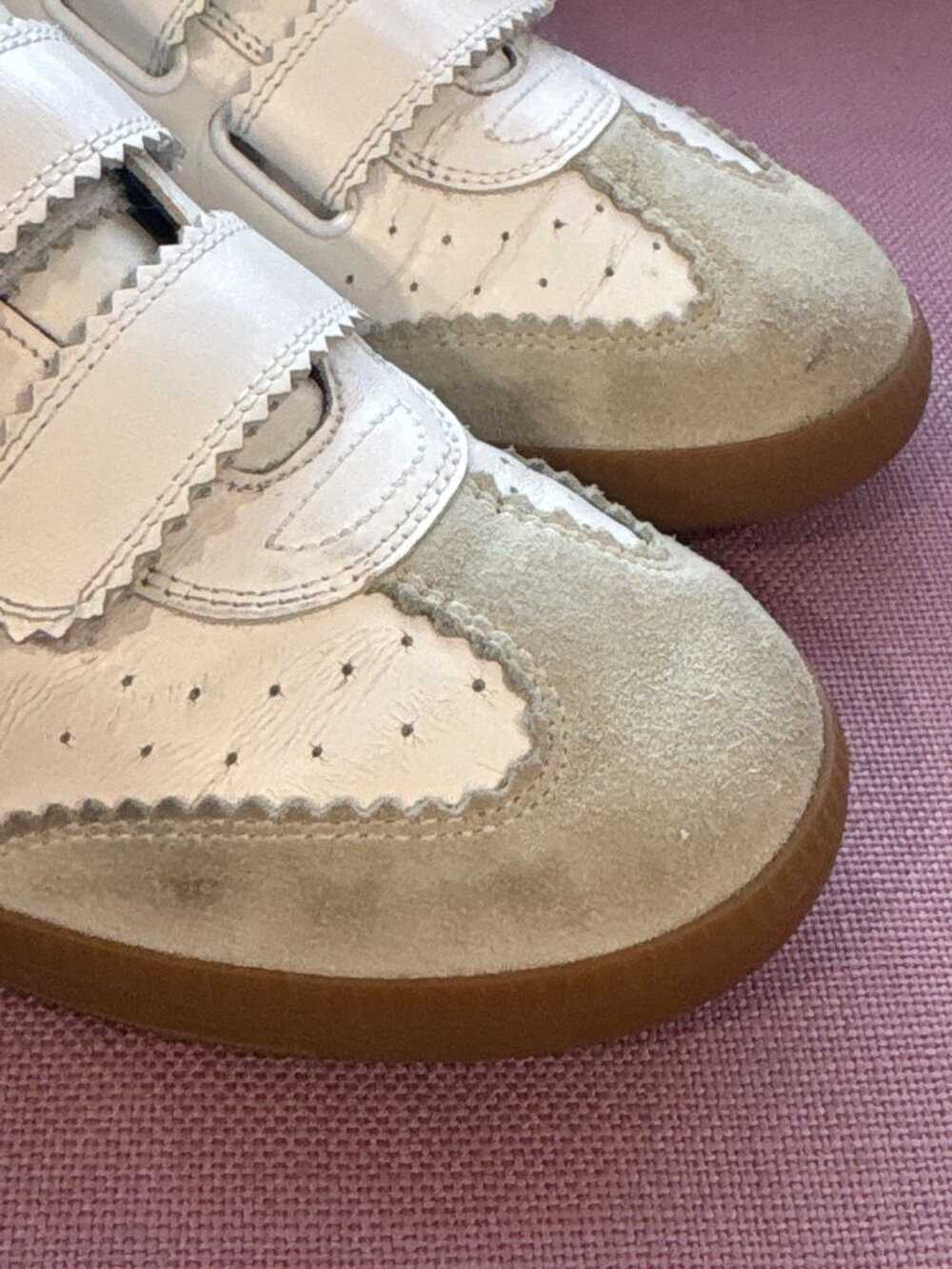 Isabel Marant Beth Classic Sneakers in White Leather 40 Womens Athletic - Picture 8 of 15